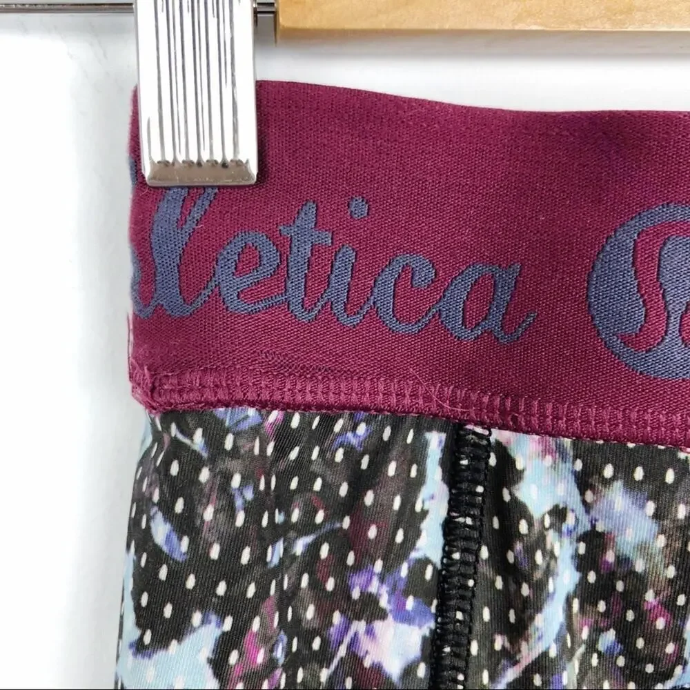 Lululemon What The Sport Bikers Shorts  Purple 2